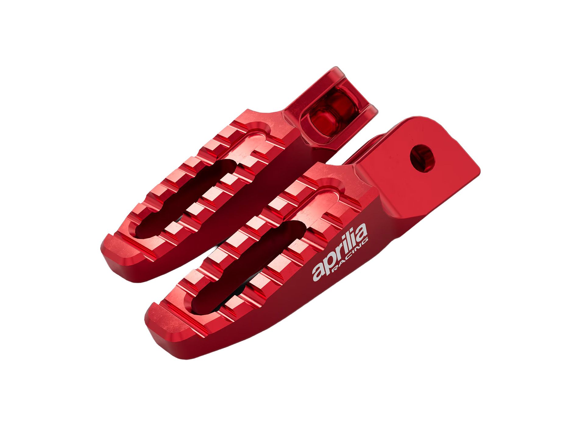 Poggiapiedi in alluminio rosso per Aprilia RS 660 /Factory / Tuono 600 Factory (25-)