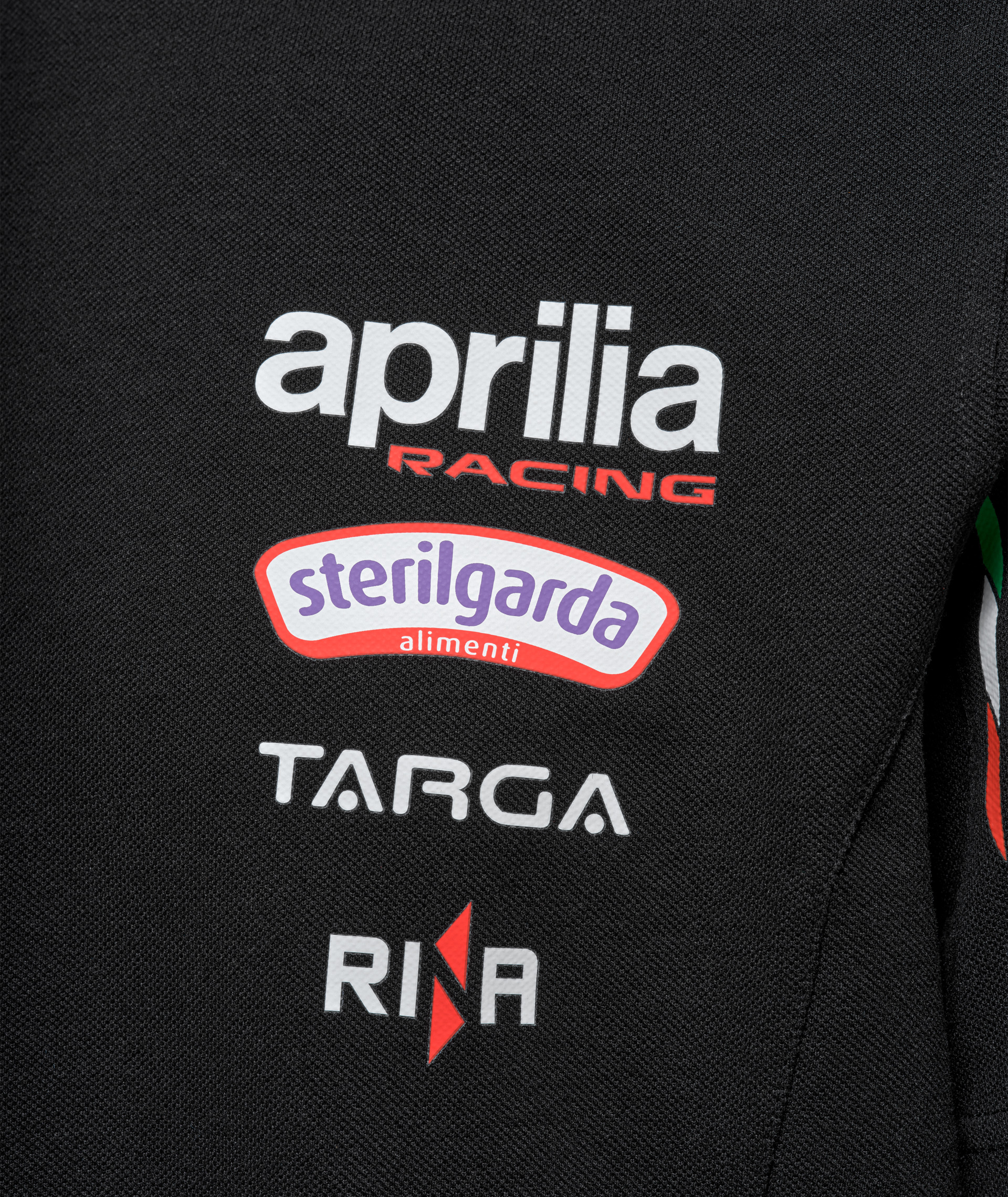 Maglietta Aprilia Racing Team 2026 da uomo, nera