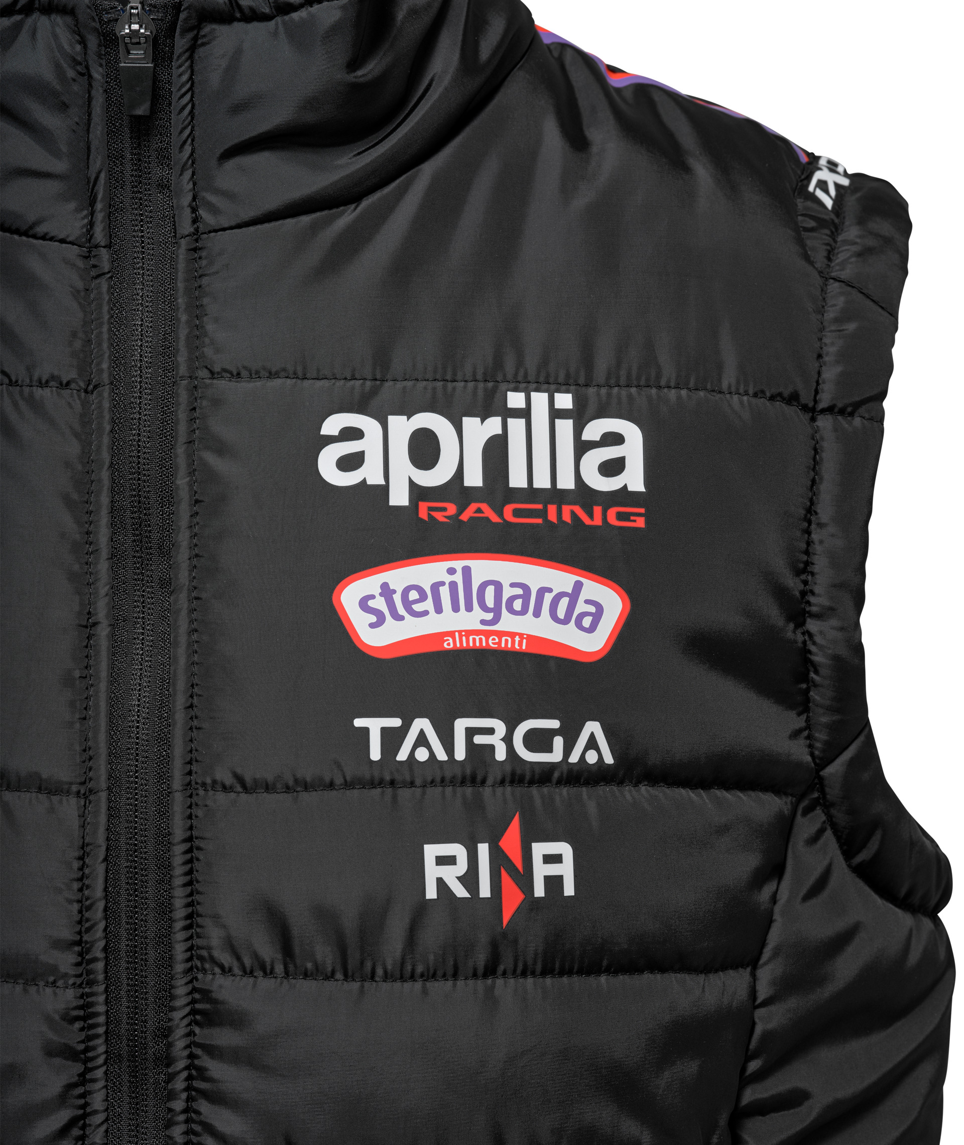 Gilet Aprilia Racing Team Replica 2026 da uomo, nero