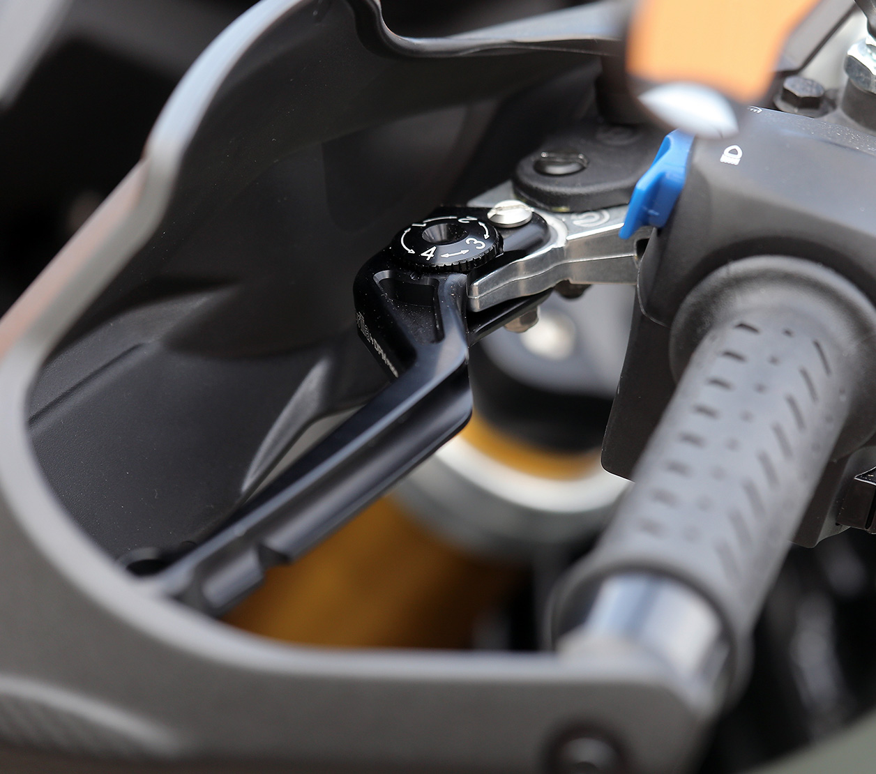Aprilia Caponord leva frizione Racing fresata - nero