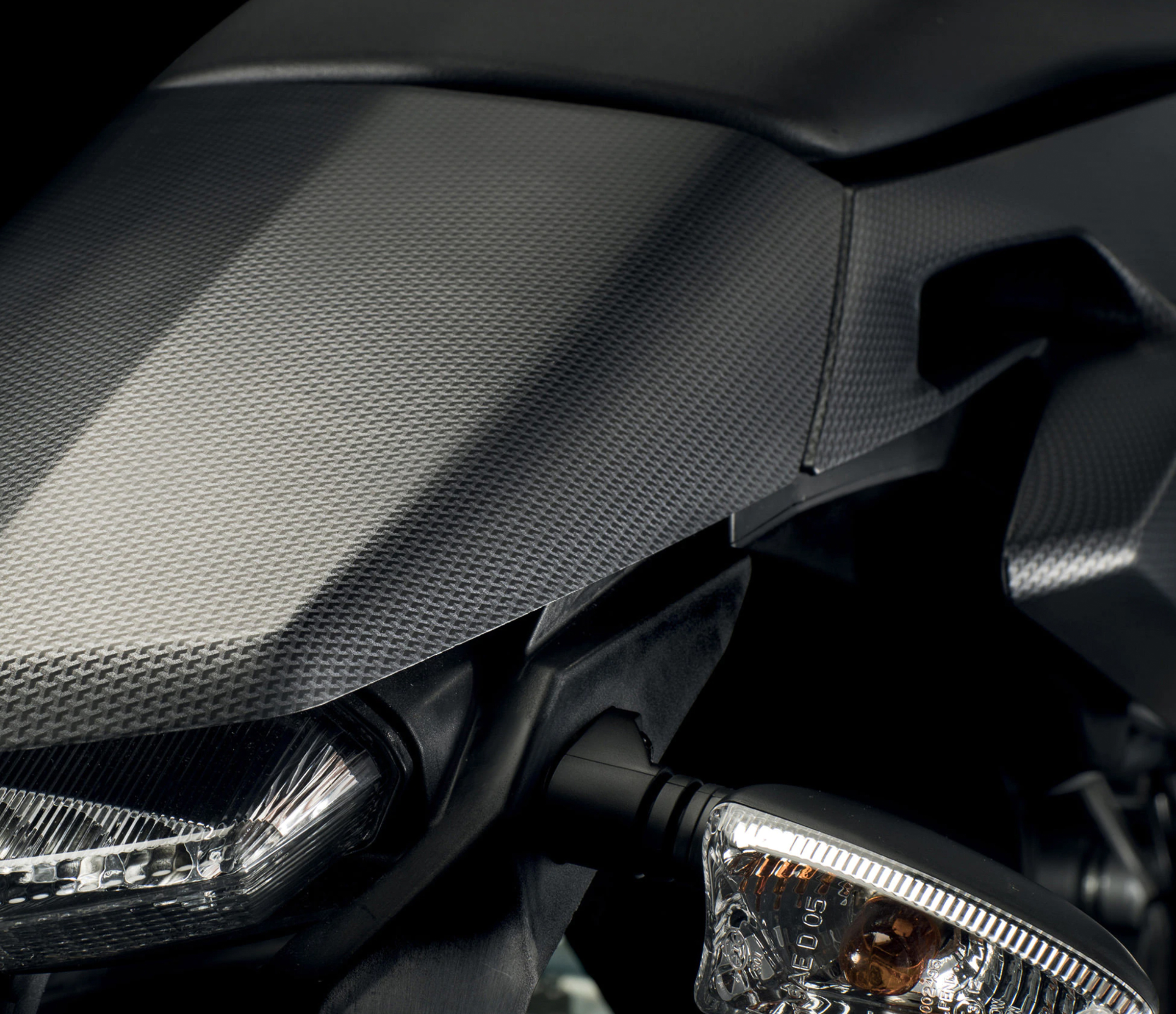 Cupolino posteriore, nero, carbon look per RX50 Factory, SX50, SX50 Factory, Motard
