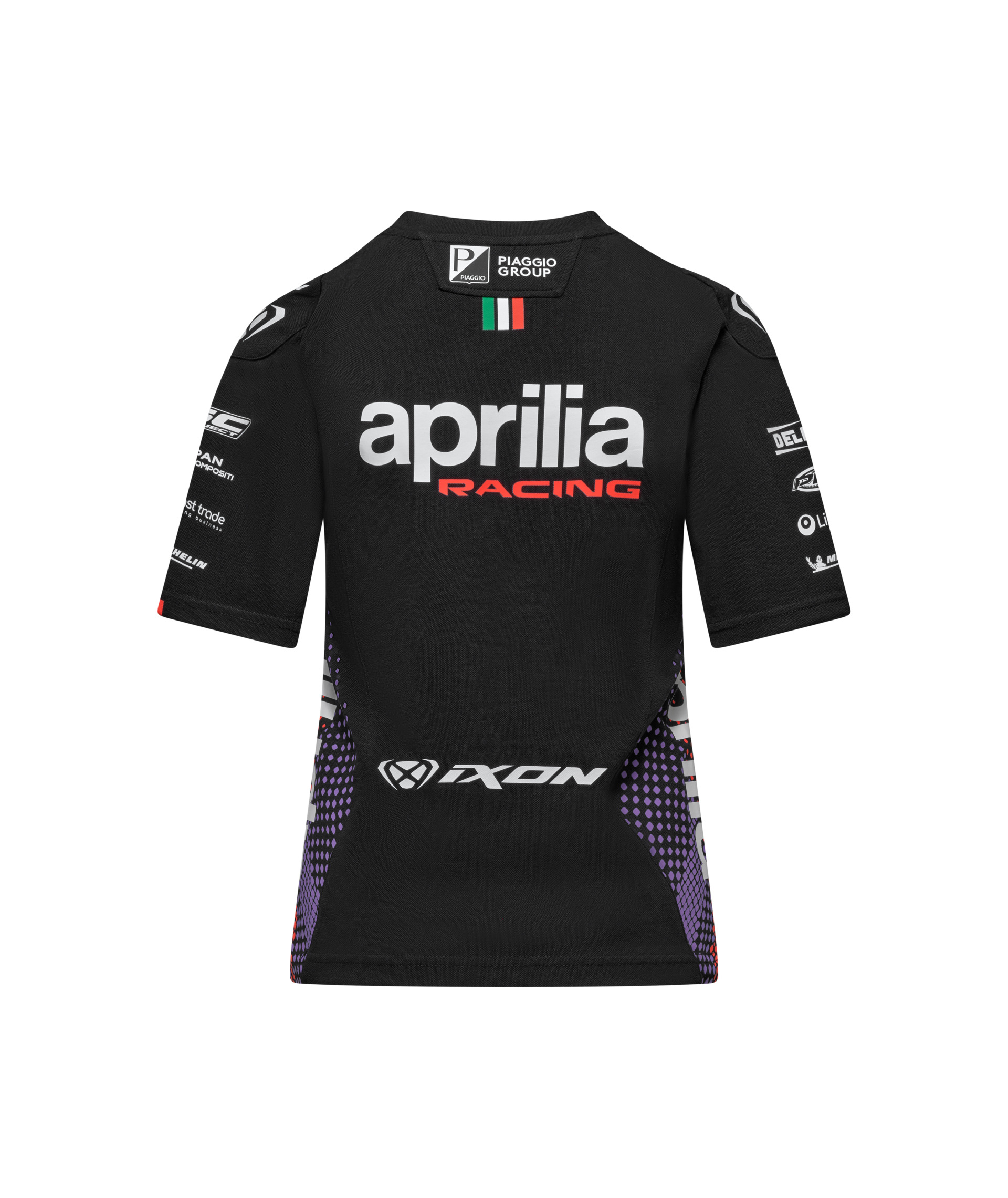 Maglietta Aprilia Racing Team Replica 2026 da donna, nera