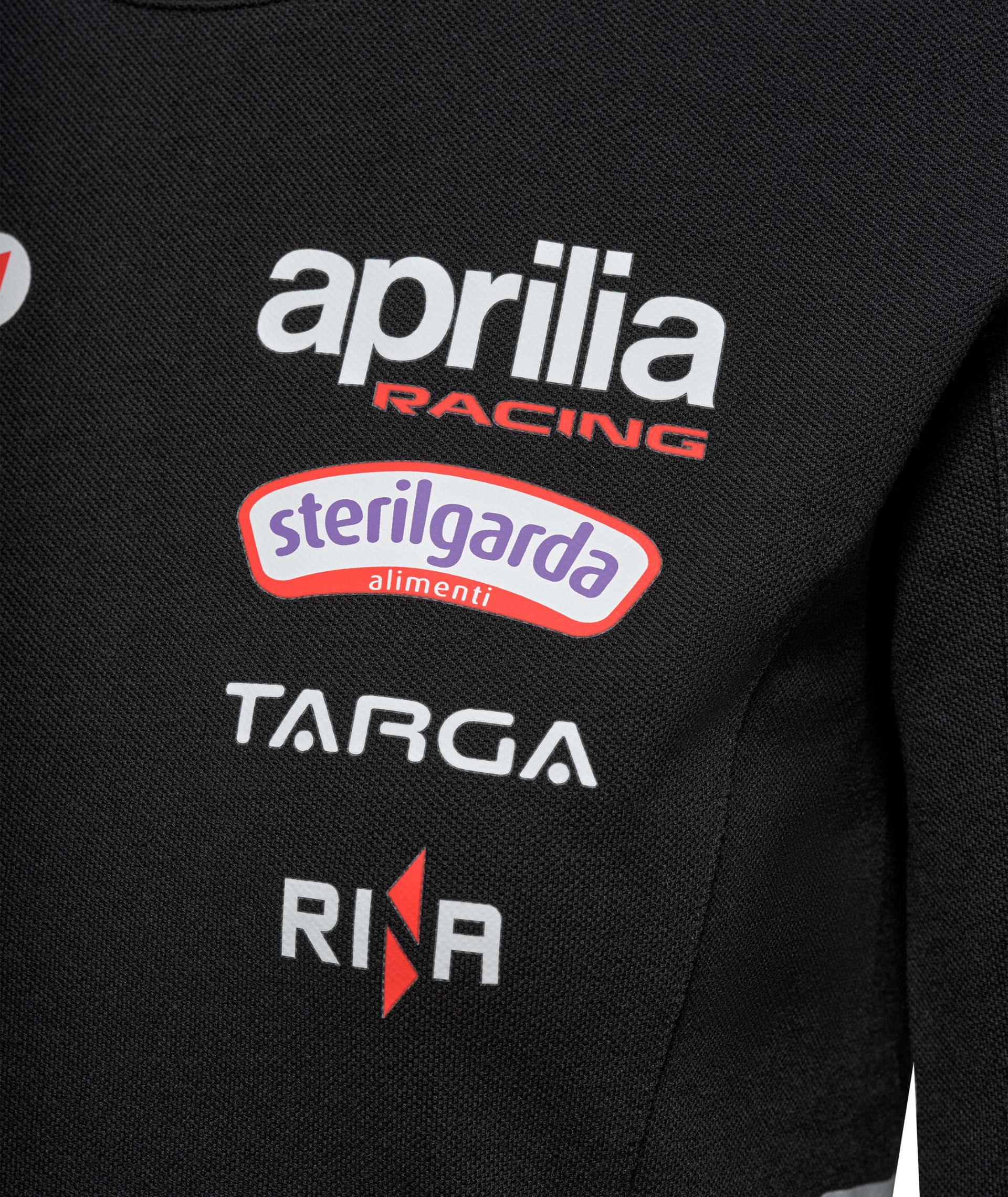Maglietta Aprilia Racing Team Replica 2026 da donna, nera