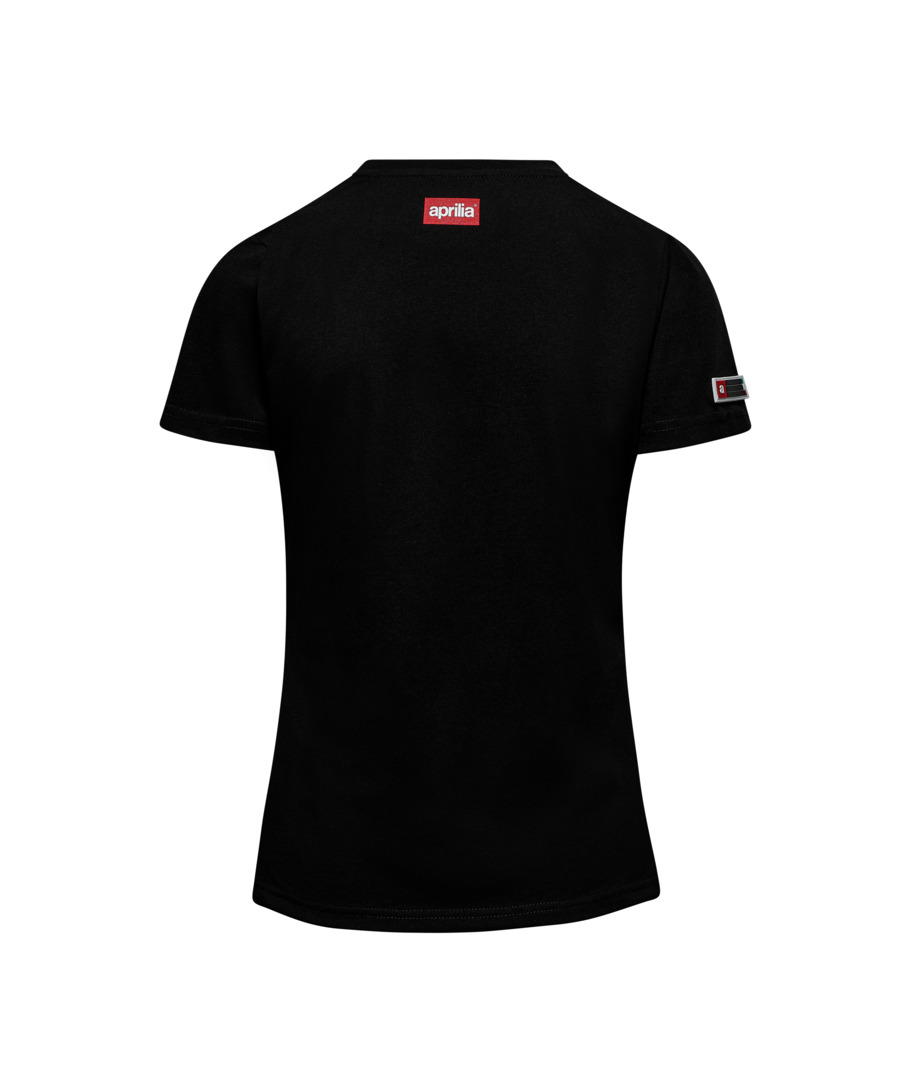 Maglietta Aprilia Donna nera