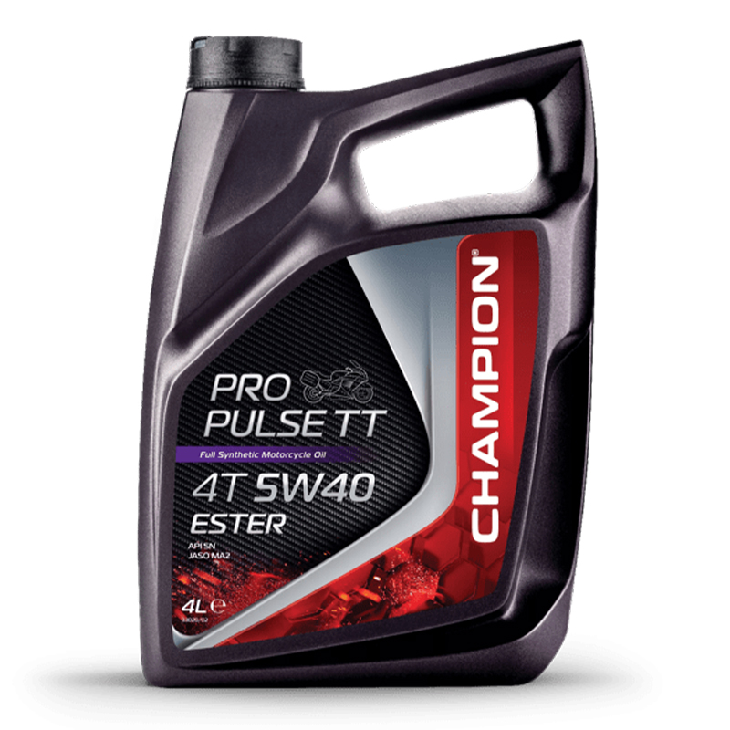 CHAMPION® Olio motore Pro Pulse TT 4T 5W-40 Ester - 4 litri - Aprilia RSV4 RR (2015-2021)